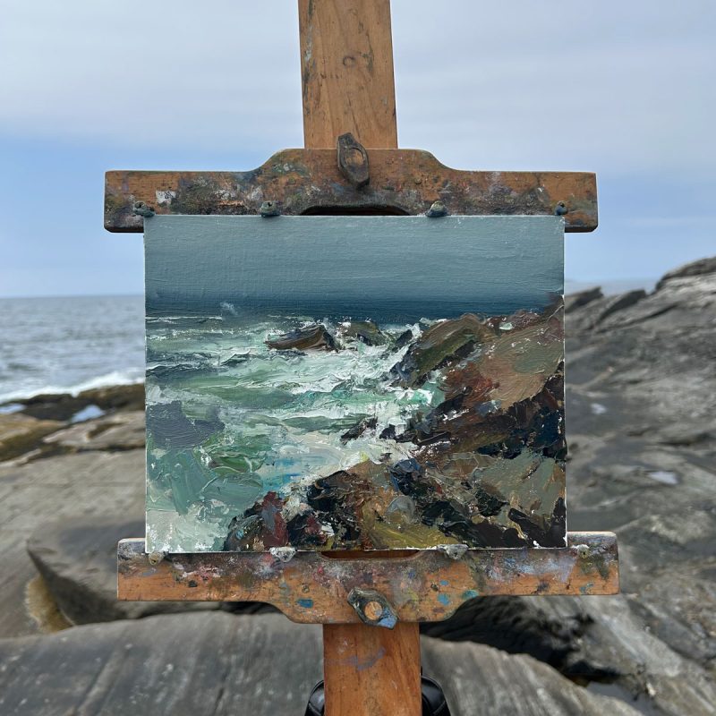 "Foaming Sea at Two Lights" - Image 2